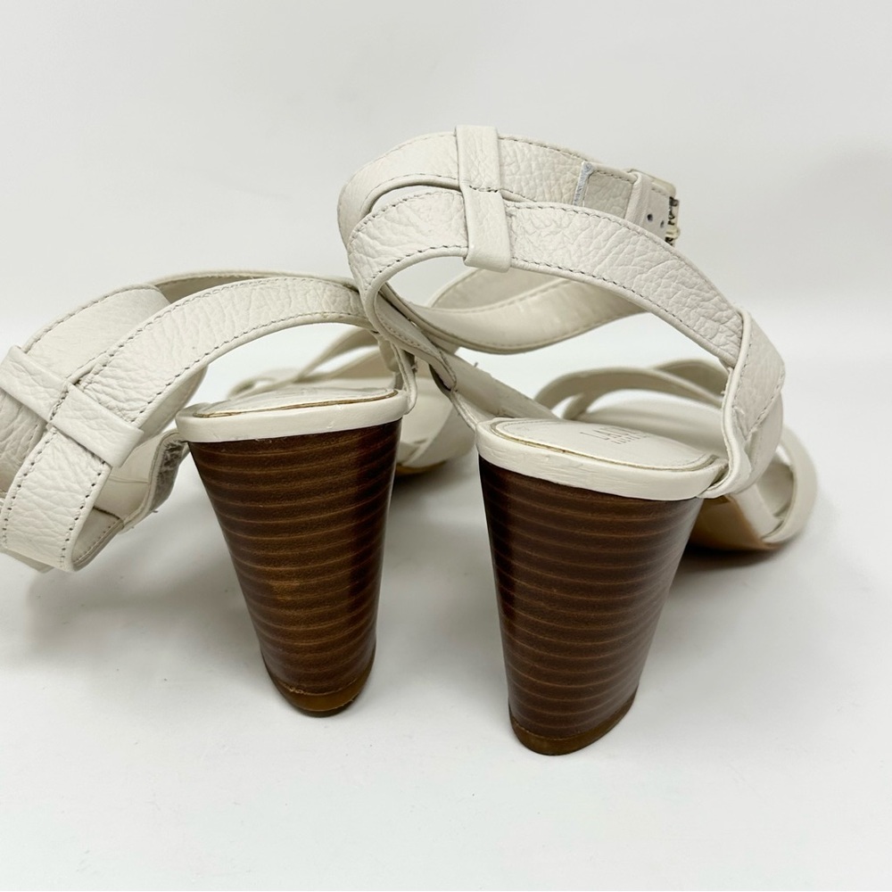 NEW Ralph Lauren Luna 3" Heel Leather Sandals
Shoes 8.5 White Chalk - Picture 9 of 13